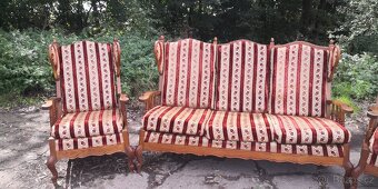 Starožitná sedací souprava 3+1+1 - 2