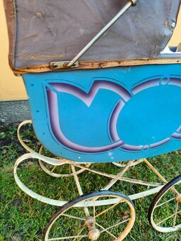 Starožitný kočárek pro panenky PHÖNIX - 2