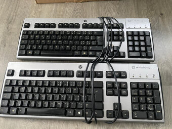 KLÁVESNICE HP, se čtečkou karet, 7ks - 2