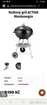 Gril na dřevěné uhlí - 2