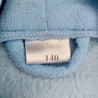 Dětský světle modrý župan vel. 140 - 2