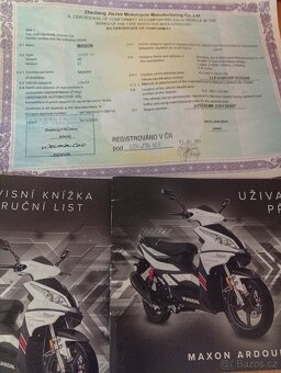 Prodám skútr 125 maxson matador rok.2024 - 2