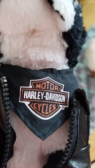 Harley Davidson maskot plyšový pes - 2