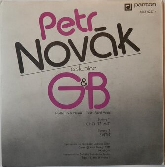 Petr Novák, G & B – Chci Tě mít / Svítíš (SP) - 2