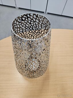 Designová váza, antik, kov, 47 cm (TOP NOVÉ) - 2