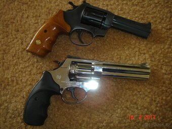 Prodám zánovní flobert revolver ALFA 441 v chromu, skupina D - 2