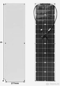 Solární panel flexibilní 50 W nový (Karavan, loď apod.) - 2