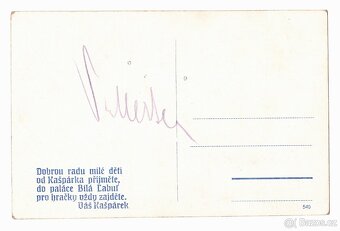 Vojta Merten, herec, autogram - 2