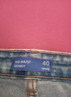letní rifle skinny vel 40 Sinsay - 2