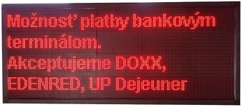 VELKÁ PROGRAMOVATELNÁ SVĚTELNÁ REKLAMA LED PANEL DISPLEJ - 2