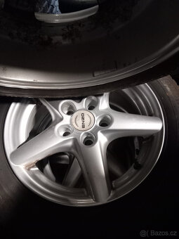 ALU KOLA MERCEDES 185/65R15 ZIMNÍ PNEU CONTINENTAL - 2