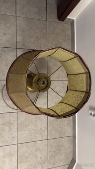 Starožitná mosazná lampa - 2