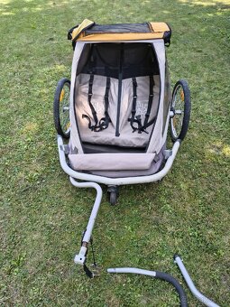 Vozík za kolo pro až 2 děti - 2