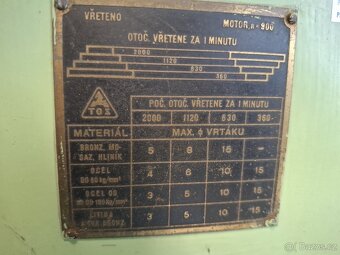 Sloupová vrtačka - 2