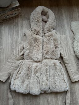 Mochy kožešinová bunda, kabátek, nový - 2
