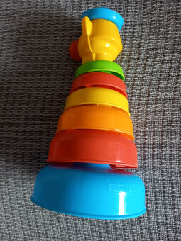 Skládací šašek,kroužky,kostka - 2