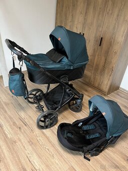 Kočárek petrolejový baby marc - 2