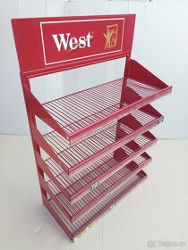 Košíkový kovový stojan - reklamní, zbožový, výstavní - 2