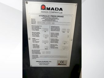 Ohraňovací lis AMADA HFP NT 220-4L, použitý, z roku 2011. - 2