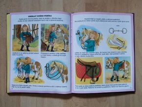 Kniha Obrázky koní a poníků, čtená - 2