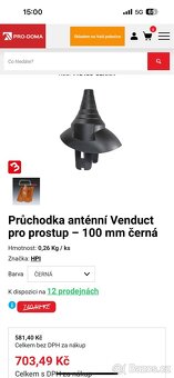 Anténí taška černá - 2