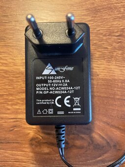 SUNFONE adaptér model  ACW024A-12T/output: 12V - 2
