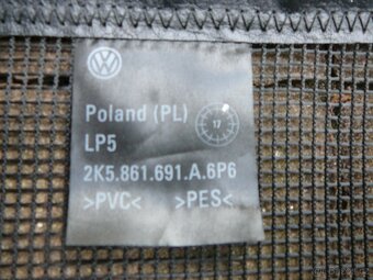 VW CADDY IV - SÍŤ KUFRU - rok 2015-2021 - 2