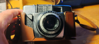 Vintage fotoaparát Agfa Silette Rapid F Film 1950 2,8 45mm - 2