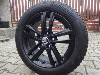PĚKNÁ ORIGINÁL ALU SADA 16" 5x112 pneu 205/55R16 Bridgeston - 2