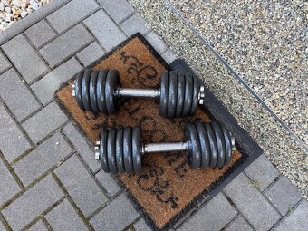 Nakládací činky 2x19kg - 2
