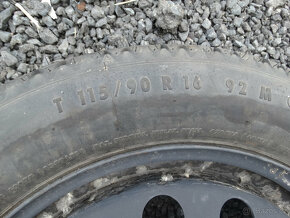 DOJEZDOVKA, REZERVA, REZERVNÍ KOLO BMW 115/90 R16 5x120 NOVÁ - 2