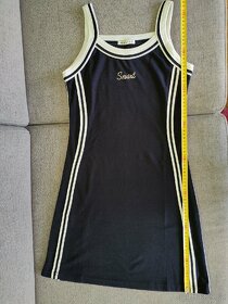 Tmavomodré bavlněné šaty - 2