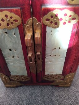 Mahagonová šperkovnice se slonovinou - 2