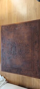 Starožitný čajový stolek z Peru - 2