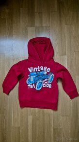 Červená chlapecká mikina C&A, vel.92 - 2