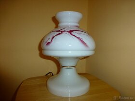 skleněná retro lampa  SLEVA - 2