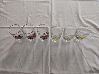 retro skleničky - 2