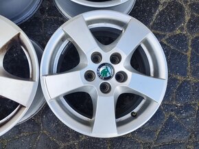 14"alu sada disků Sprint 5x100 origo Škoda Fabia Roomster - 2