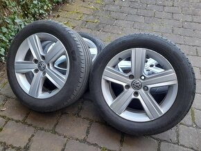 ALU kola,sada,VW DOVER,originál VW,205/55 R16,5x112,TOP - 2