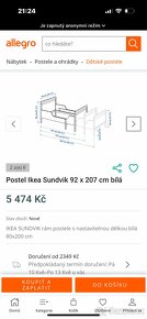 Rostouci detska postel Ikea - 2