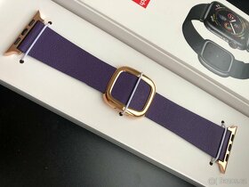 Nový fialovo-zlatý řemínek - Apple Watch 42/44 mm - 2