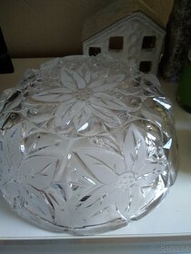 Retro mísa, olovnaté sklo, průměr 22 cm - 2