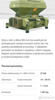 Šrotovník zrna Romill S900 - 2