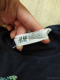 Svetr hvězdy, flitry, H&M, crop top mikina,vel.146/152 - 2