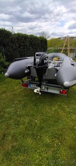 Nafukovací člun Bush Crab K 400, motor Parsun F20 ABMS,vlek - 2