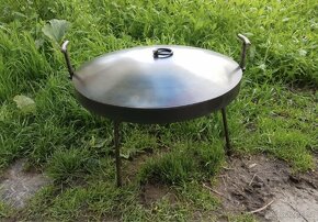 Grill Сковорода з диска для пікніка з катаної сталі - 2