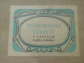 Malostranská Zákoutí - KAREL VODÁK - 12 Kusů Originál Leptů - 2