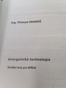 knihy pro střední školu stroje a zařízení a anorganická tech - 2