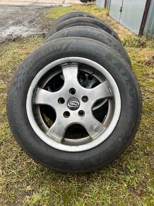 Prodám ALU kola s letními pneu 195/65 R15 - 2