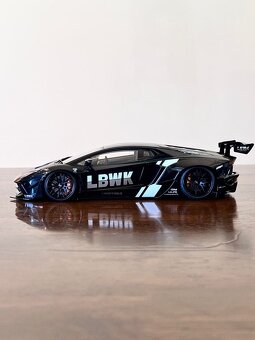 1/18 Autoart Lamborghini Aventador LB-Works Black - 2